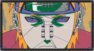 Broderie PAIN eyes